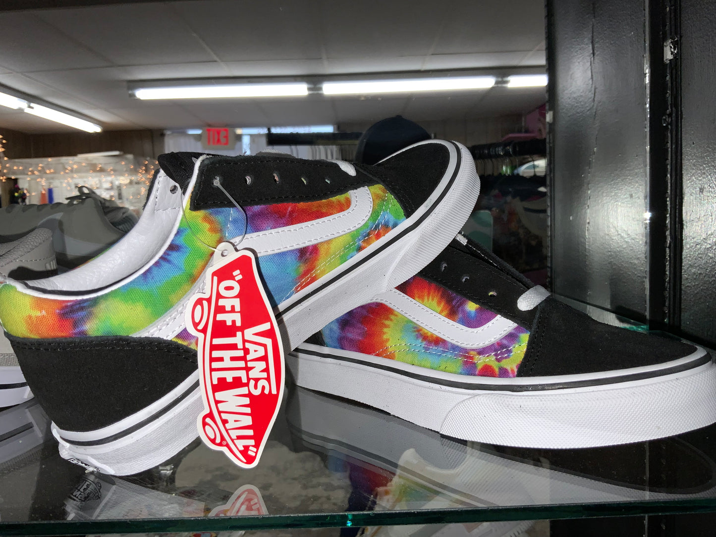 Vans Tie Dye Old Skool Spiral Shoes Size 3.5