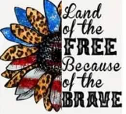 Land of The FREE Because Of the BRAVE -Rainbow Shimmer Colorful Haze Glass Tumbler (Blue)