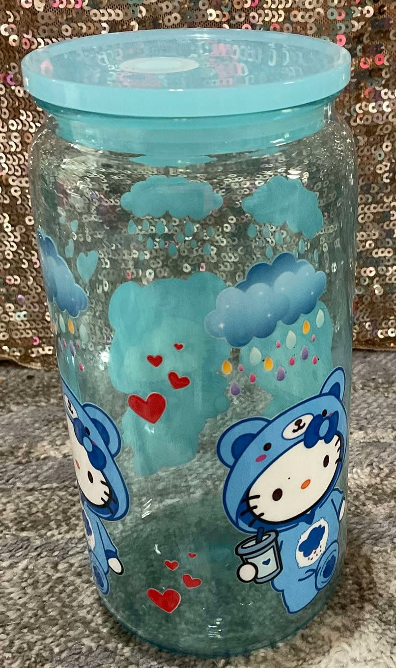 Hello Kitty Baby Blue Plastic Tumbler