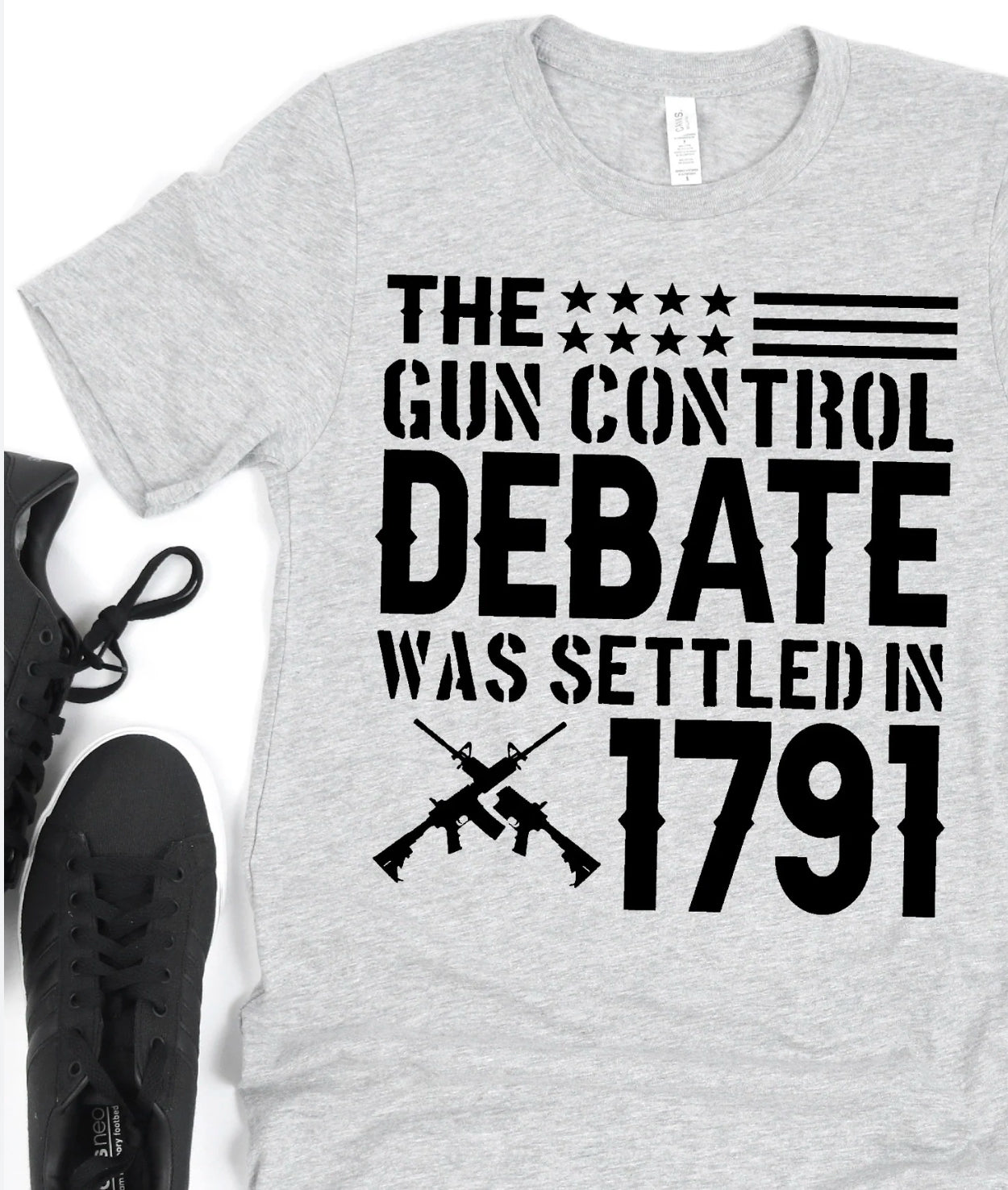 THE GUN CONTROL DEBATE WAS SETTLED IN 1971- T Shirt