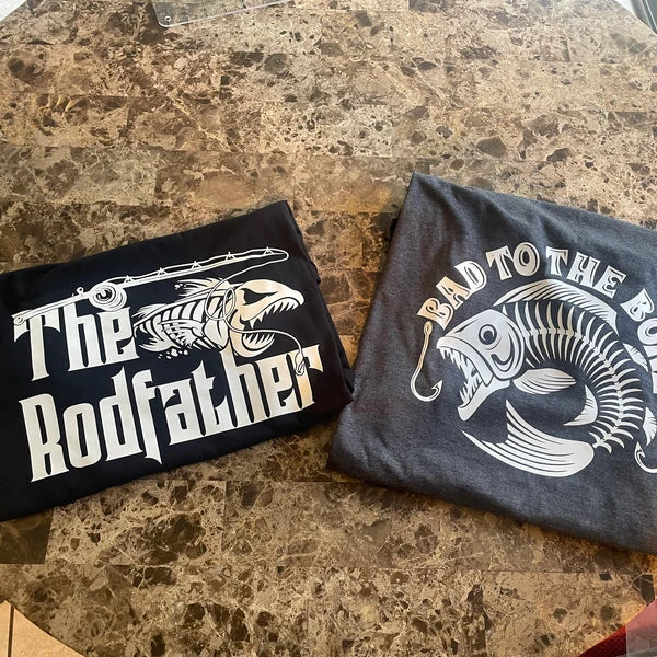 The Rodfather(white print) -T Shirt