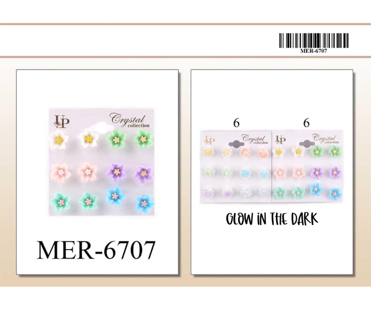 Glow in the Dark Flower Earring Sets - That’s So Fletch Boutique