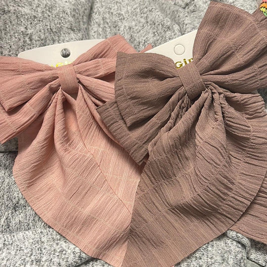 Nuetral Colored Bows - Thatโs So Fletch Boutique