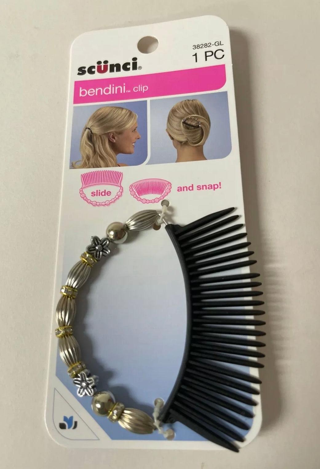 Scunci Bendini Clip - Silver - That’s So Fletch Boutique