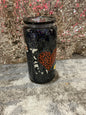 All you need is love, coffee, black, silver, and blue Glitter Snowglobe Tumbler