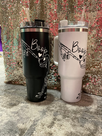 Mr. and Mrs. Dog Lover Skeleton Tumblers