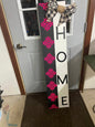 Front Porch Handmade Welcome Sign - 5 foot welcome sign - Crazy Dogs Sign - Beach House Sign - Welcome Sign with Wreath - Home Sweet Home Sign