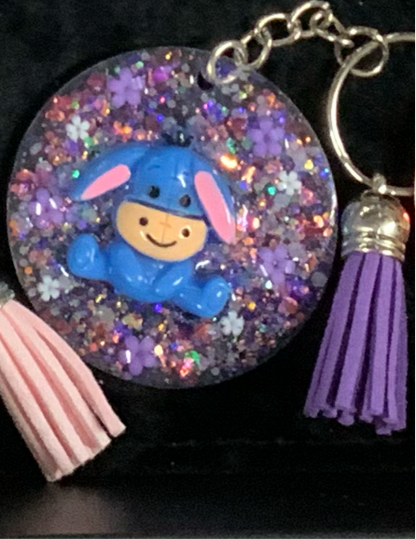 3D Resin Keychains (Disney/Glitter)