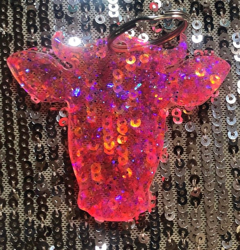 Bull Head Keychain