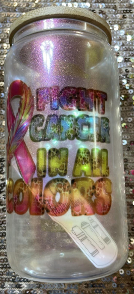 Fight Cancer in All Colors Tumbler