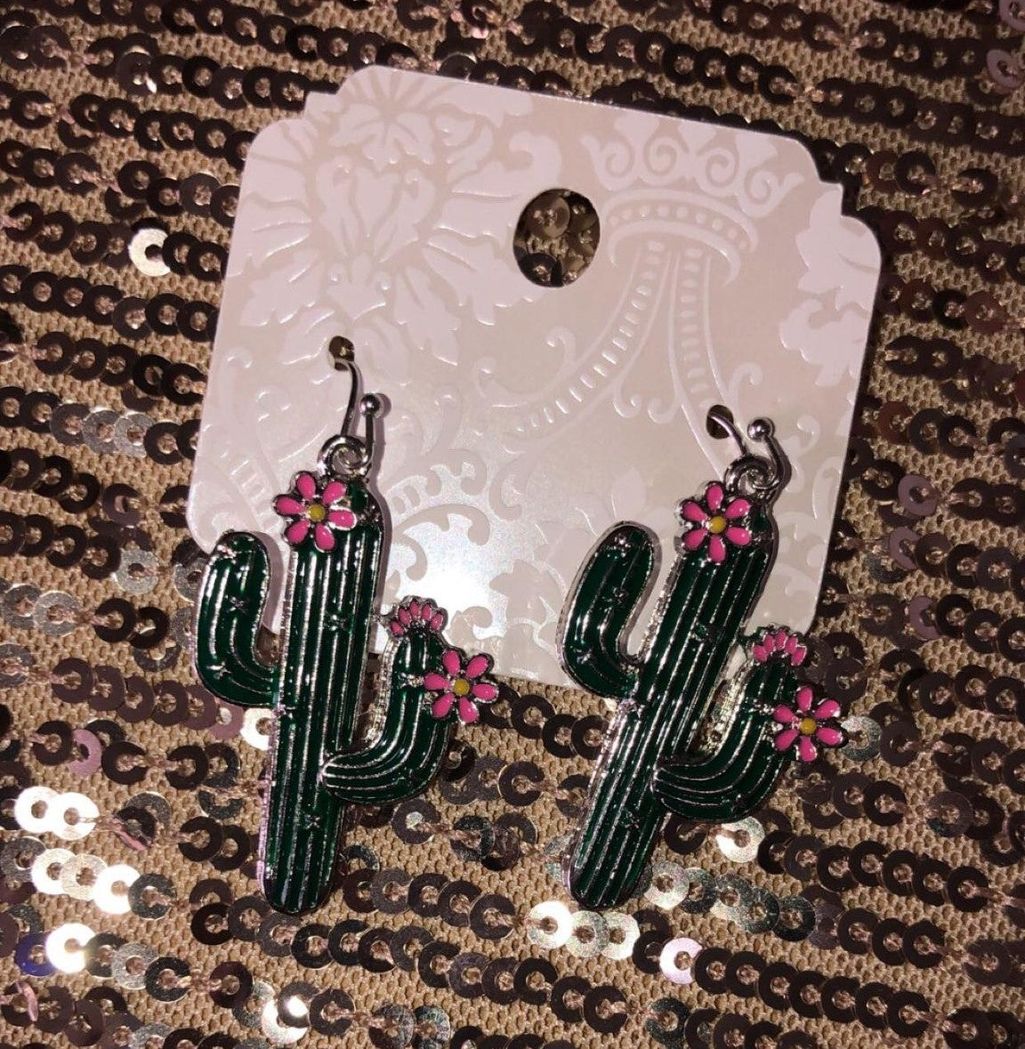 Cactus Dangle Earring