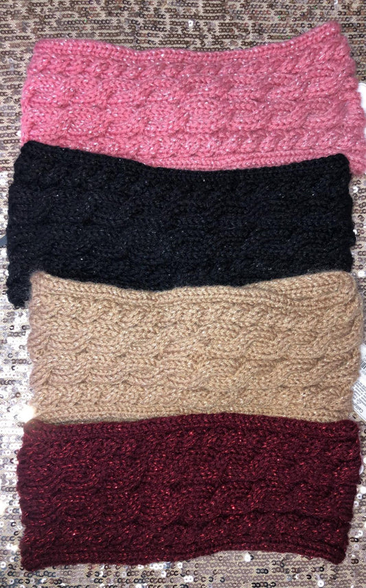 Solid Knit Winter Headbands