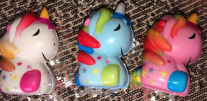 Squishy Unicorn Keychain