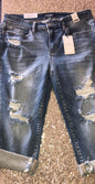 Distressed Judy Blue Capris-mid-rise 13/31