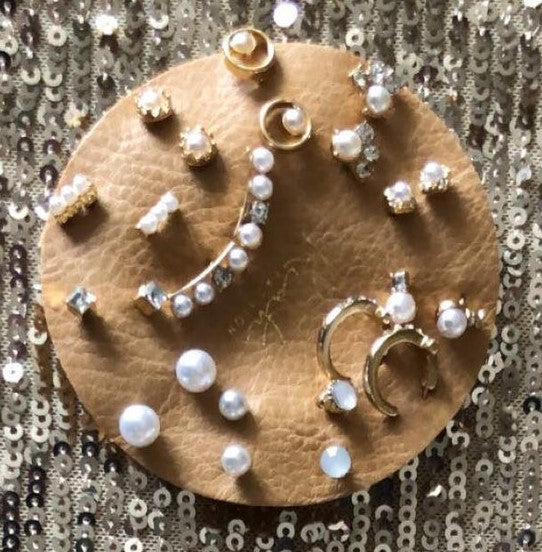 Dainty Stud Earring Set by Riah Fashion Inc