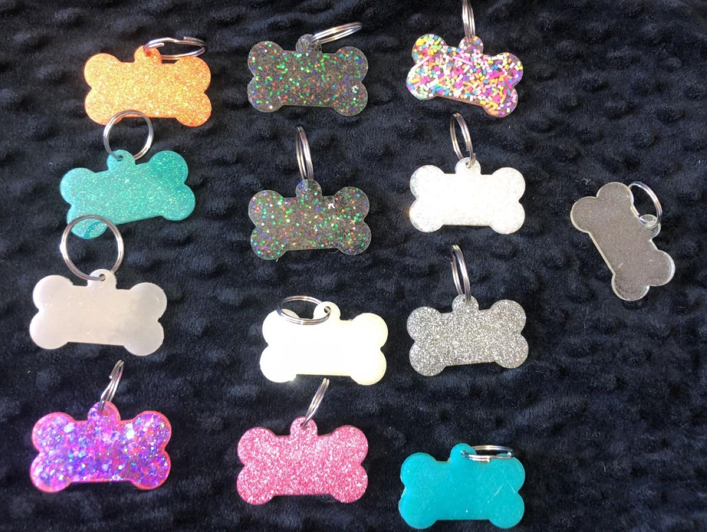 Resin Bone ID Tag Accessories