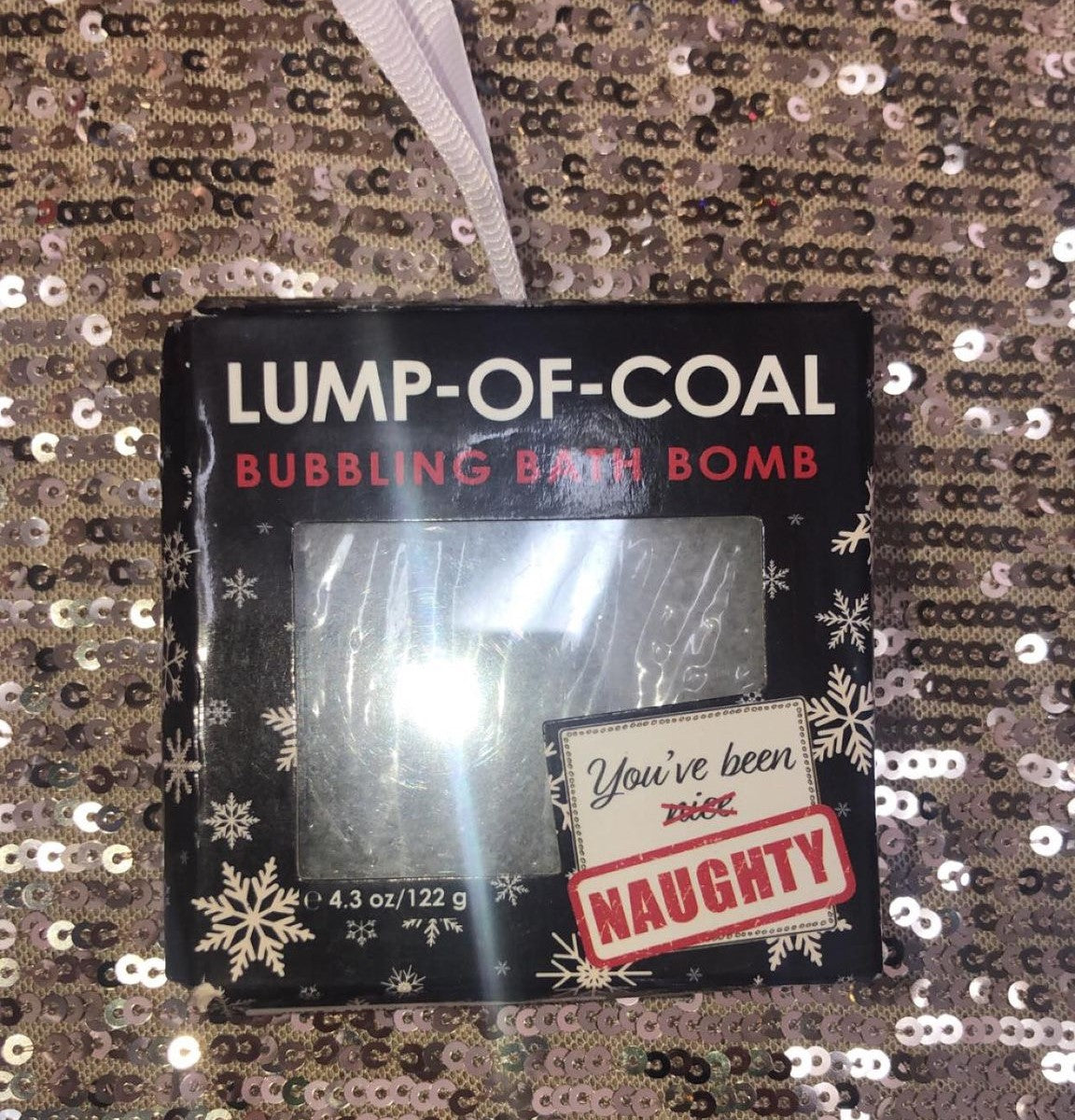 Lump-of-Coal Bath Bomb