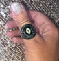 Womens Green Emerald Ring Size 9