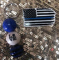 Thin Blue Line Keychain