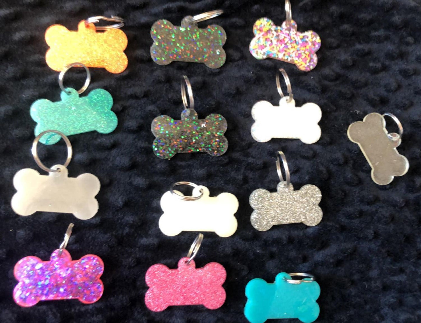 Resin Bone ID Tag Accessories