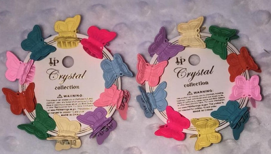 Small Butterfly Hair Clips