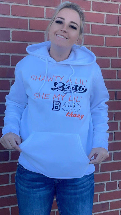 Shawty a Lil' BATTY She My Lil' BOO thang- Embroidered Sweater