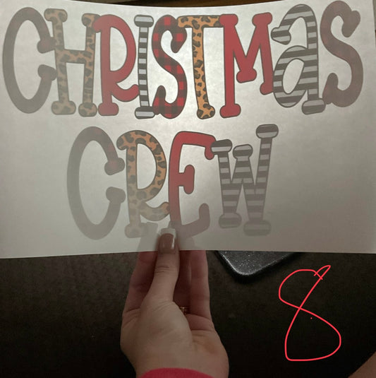 Christmas Crew – Matching Christmas DTF Print