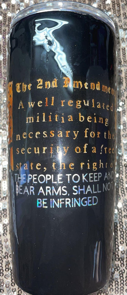 2nd Amendment Resin Tumbler