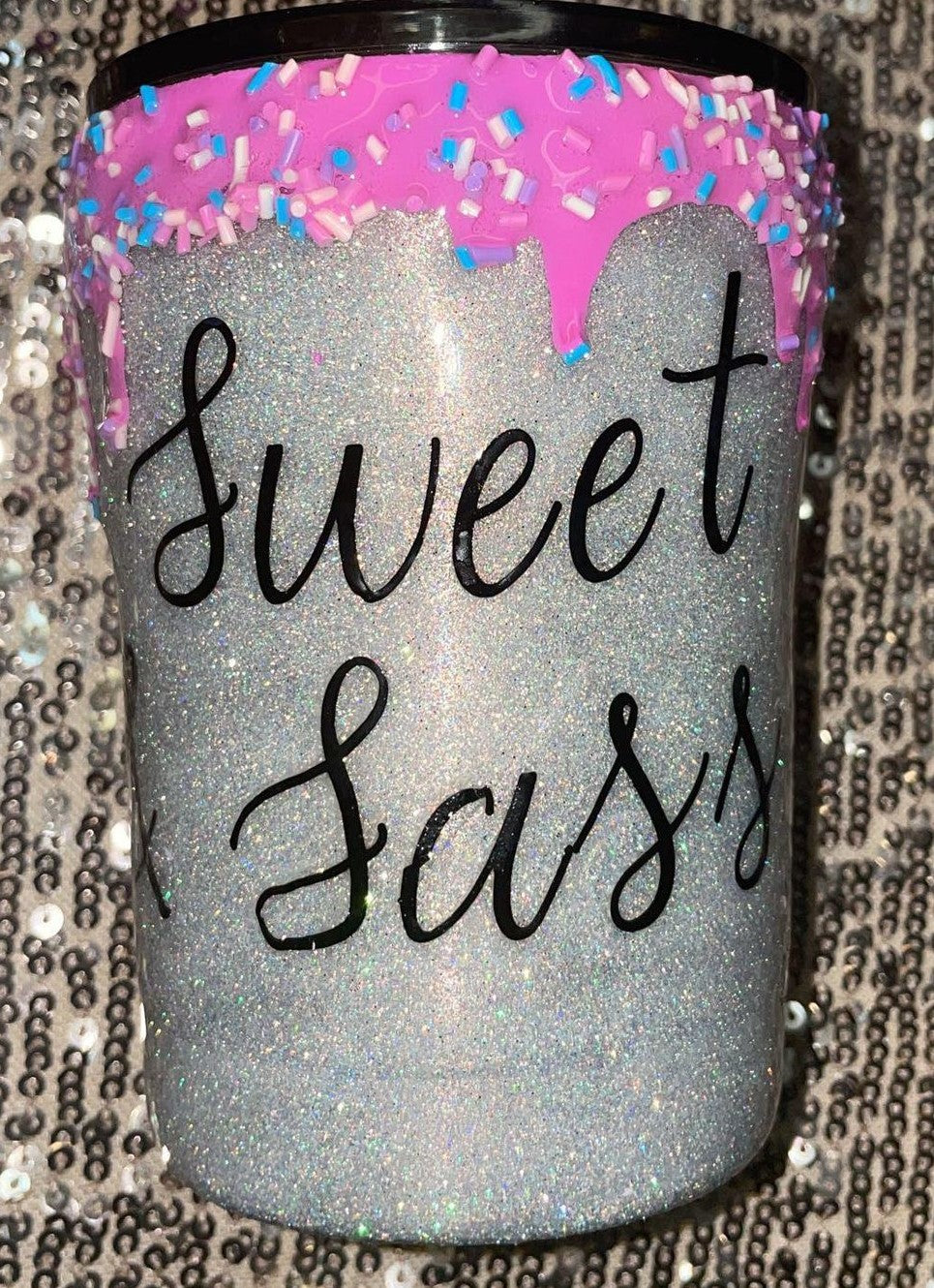 Sweet & Sass Sprinkle Resin Kids Tumbler