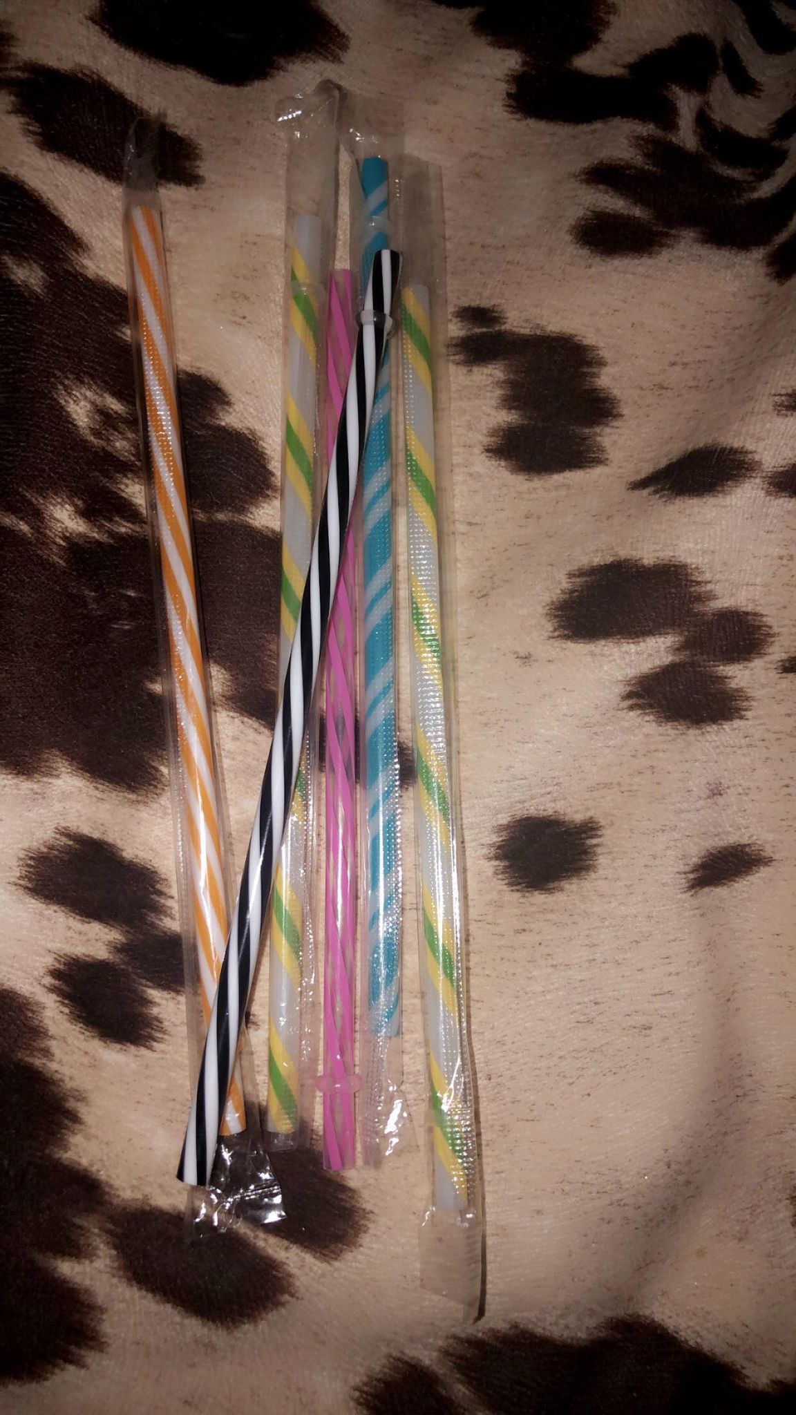 Reusable Straws Variety of Patterns, Stripes, Polka Dots