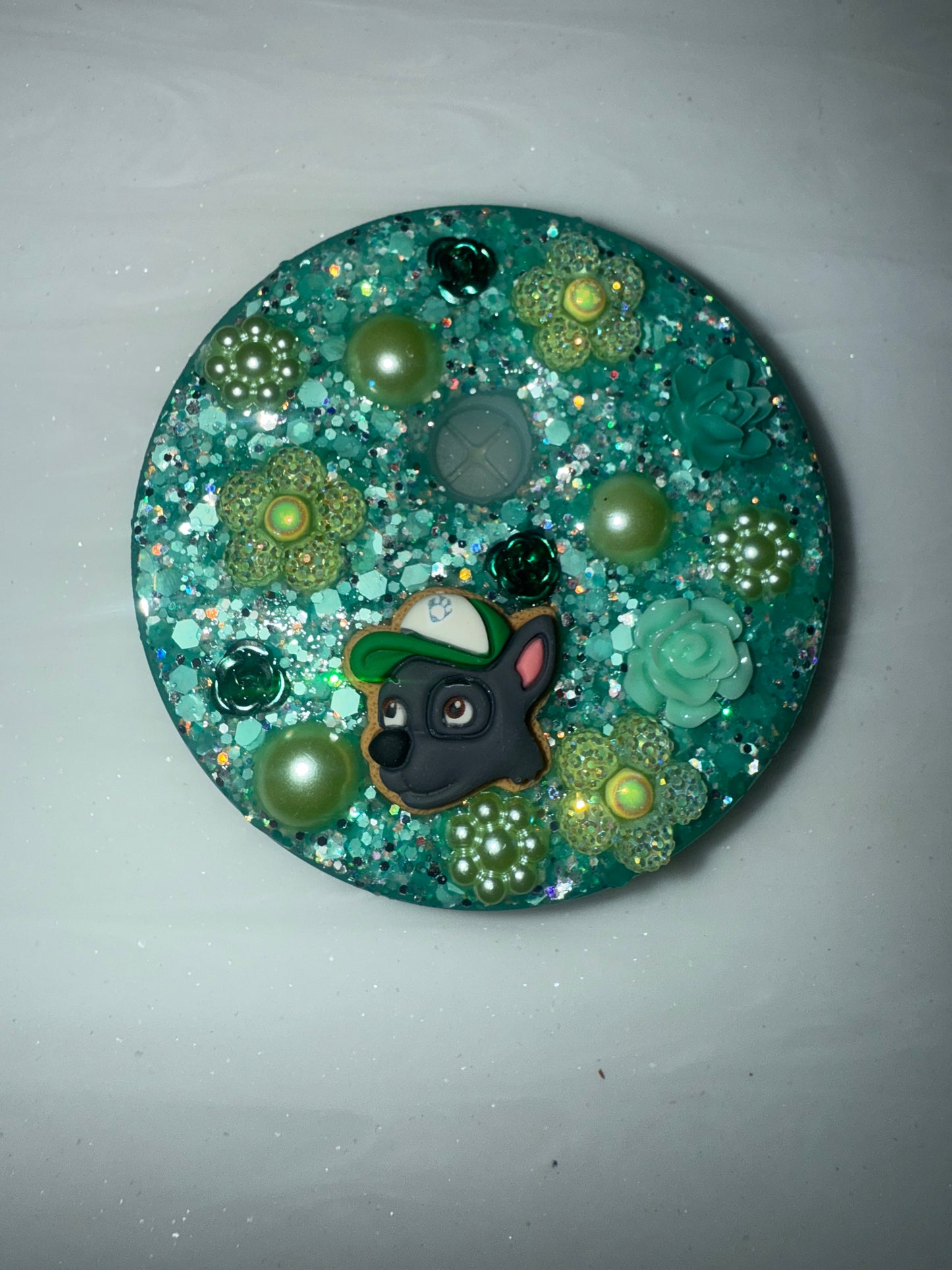 Decorated Tumbler Lid Toppers