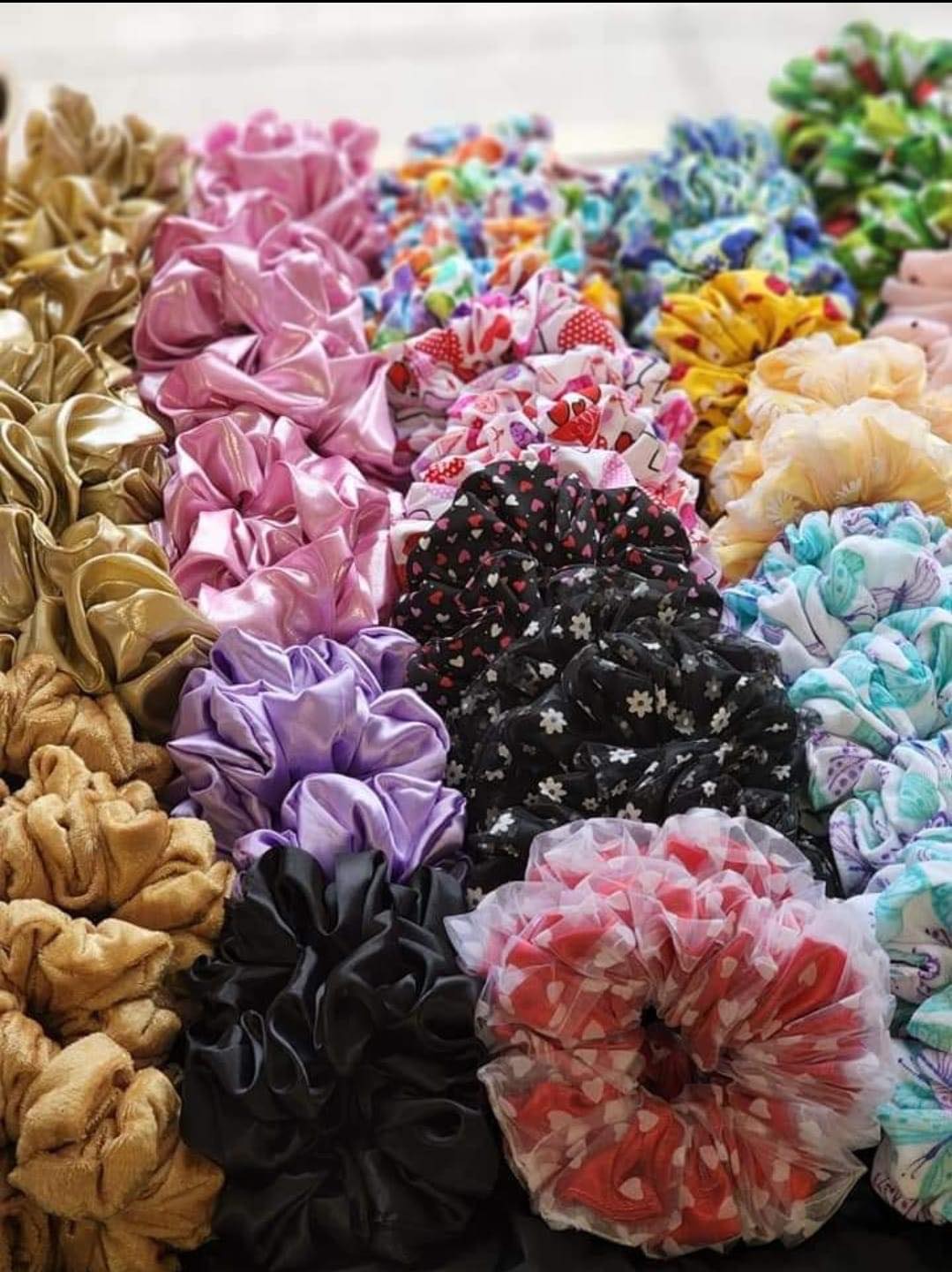 Variety Handmade Hair Scrunchies - Various Fun Fabrics!