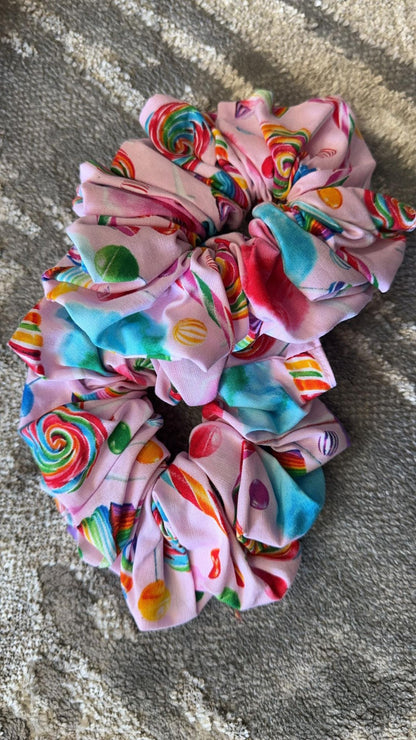 Variety Handmade Hair Scrunchies - Various Fun Fabrics!