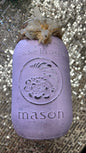 Purple Decor Mason Jar