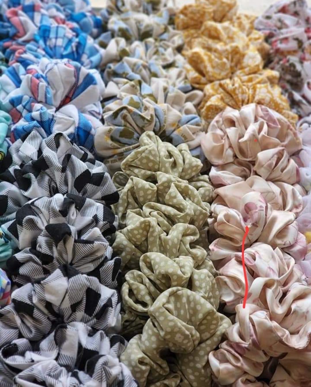 Variety Handmade Hair Scrunchies - Various Fun Fabrics!