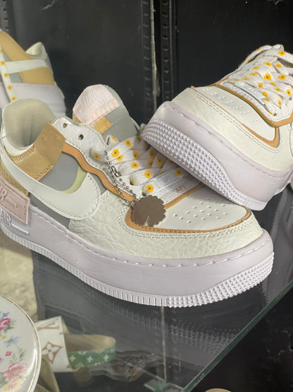 Daisy Multi-Colored Nike Air Force 1 shadow AF1 dc52 light weight-Running sneakers