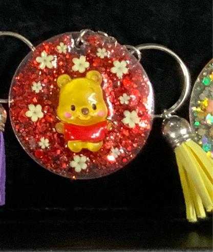 3D Resin Keychains (Disney/Glitter)