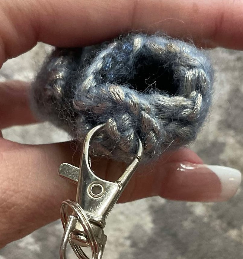 Crochet Summer Sandal Keychain