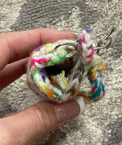 Crochet Summer Sandal Keychain
