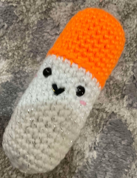 Funny Crochet Chill Pill