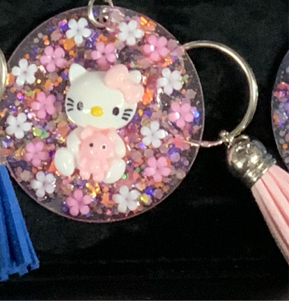 3D Resin Keychains (Disney/Glitter)