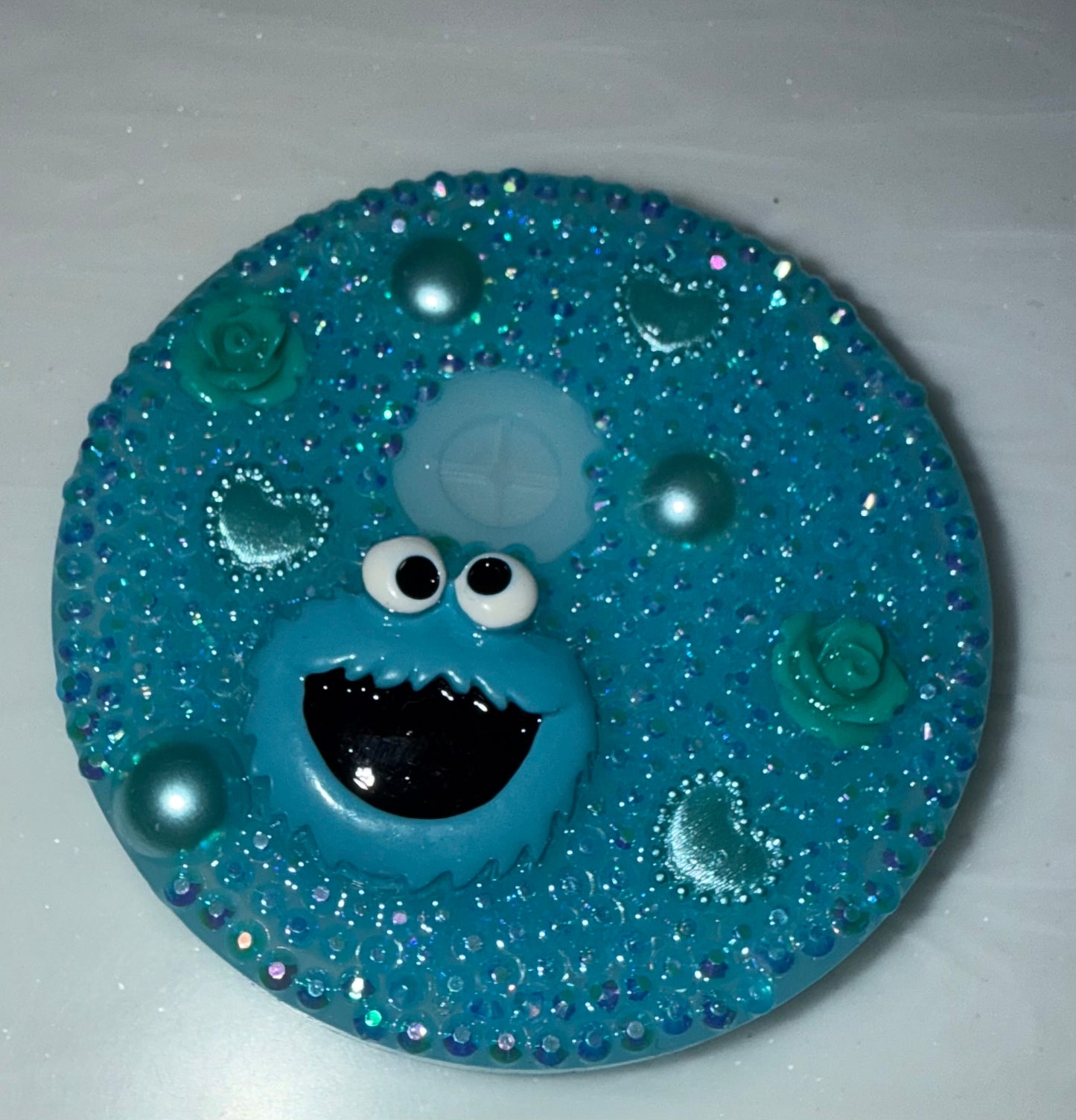 Decorated Tumbler Lid Toppers