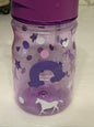 Mini unicorn rainbow Purple Plastic Kids Sippy 13.2 oz