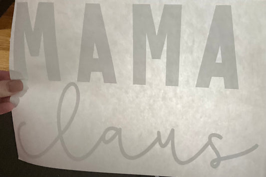 MAMA Clause Christmas DTF print