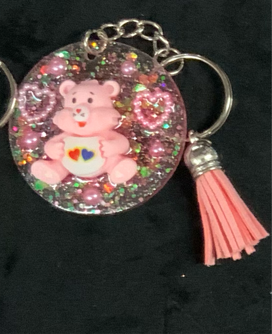 3D Resin Keychains (Disney/Glitter)