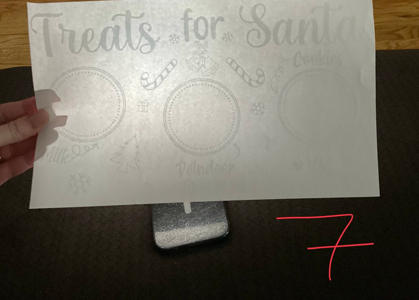 Treats for Santa – Christmas DTF Print (Plate / Decorative Board Template)