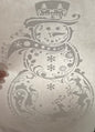 Decorative Snowman Christmas DTF print