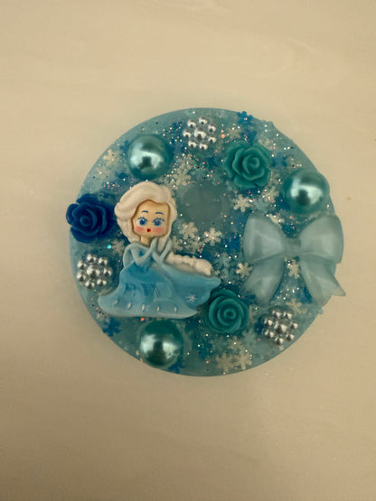 Decorated Tumbler Lid Toppers