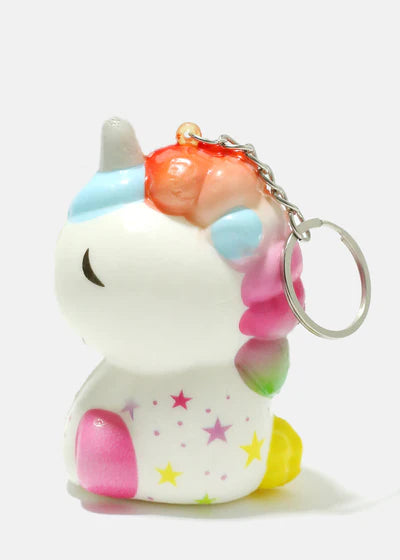 Squishy Unicorn Keychain