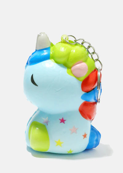 Squishy Unicorn Keychain